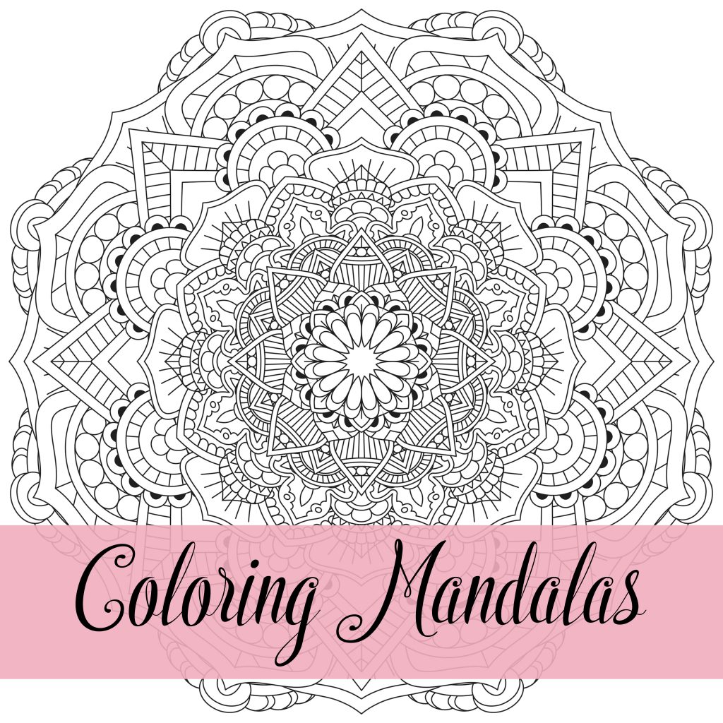 25+ Mandalas for Coloring Books 