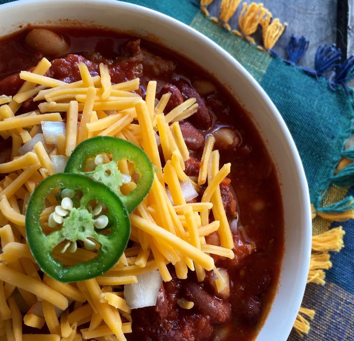 Spicy Crock Pot Slow Cooker Chili Recipe