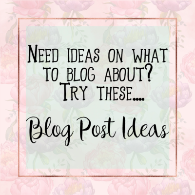 Blog Post Ideas When You Don’t Know What to Blog About
