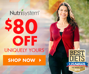 Start Losing Weight Now With Nutrisystem and Save $80