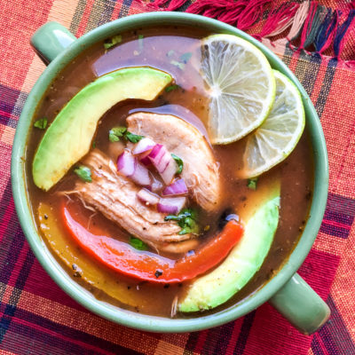 Instant Pot Chicken Fajita Soup Recipe